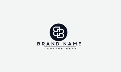 Logo design letter BB . Elegant modern. Vector template. - obrazy, fototapety, plakaty