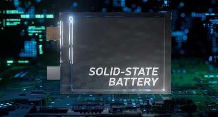 Solid State Battery EV Electric Vehicle Energy Technology	
