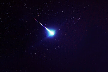 Asteroid in open space. Elements of this image furnished by NASA