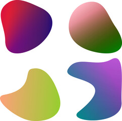 Gradient Blob Decoration