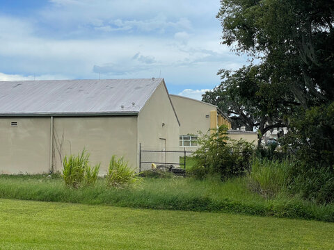 barn in a field