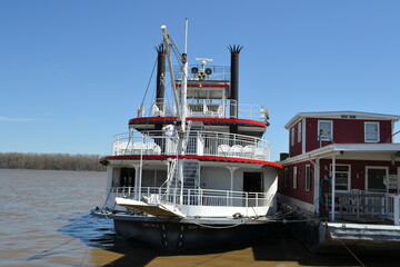 Mark Twain Riverboat on the Mississippi River