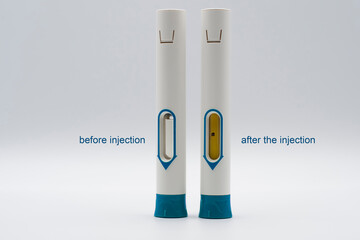 pre-filled pen before and after