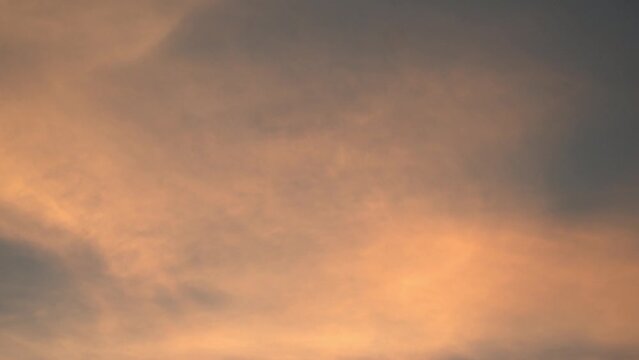 Sunset in background for titles and credits