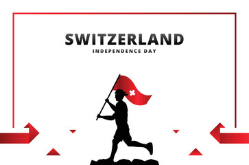 Switzerland Independence Day Design Background For International Moment
