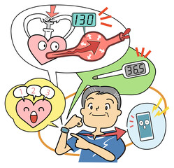 スマートウォッチで健康管理