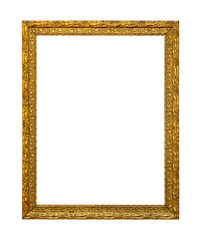 Decorative vintage frames and borders, Gold photo frame for picture