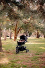 Baby child in stroller pram