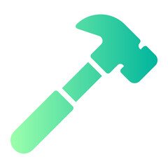 hammer gradient icon