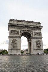 Arco do Triunfo em Paris na França