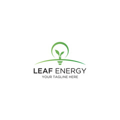 leaf Power Energy Logo Design