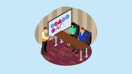 Two people doing test to get a driver license