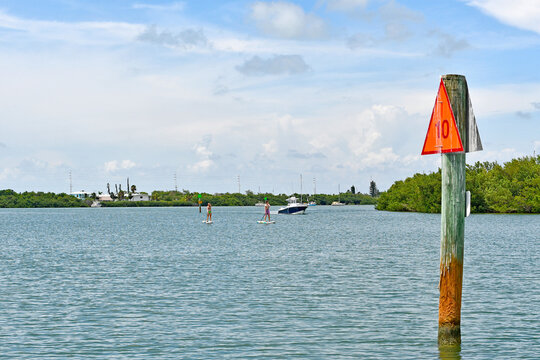 Marathon in the Florida Keys, Florida, USA. Tropical paradise vacation destination.