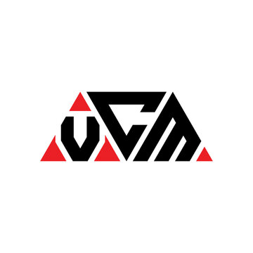 VCM triangle letter logo design with triangle shape. VCM triangle logo design monogram. VCM triangle vector logo template with red color. VCM triangular logo Simple, Elegant, and Luxurious Logo...