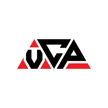 VCP triangle letter logo design with triangle shape. VCP triangle logo design monogram. VCP triangle vector logo template with red color. VCP triangular logo Simple, Elegant, and Luxurious Logo...