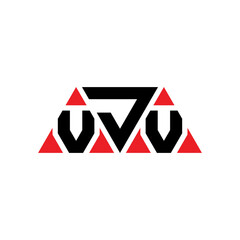 VJV triangle letter logo design with triangle shape. VJV triangle logo design monogram. VJV triangle vector logo template with red color. VJV triangular logo Simple, Elegant, and Luxurious Logo...