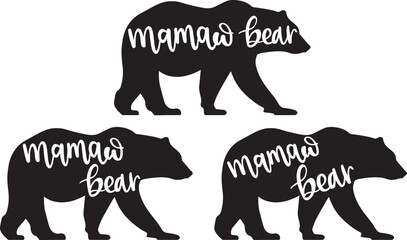 Fototapeta na wymiar Mamaw Bear