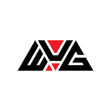 WUG triangle letter logo design with triangle shape. WUG triangle logo design monogram. WUG triangle vector logo template with red color. WUG triangular logo Simple, Elegant, and Luxurious Logo...