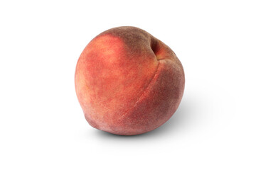 peach isolated on white background