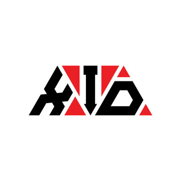XID triangle letter logo design with triangle shape. XID triangle logo design monogram. XID triangle vector logo template with red color. XID triangular logo Simple, Elegant, and Luxurious Logo...