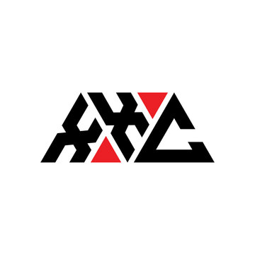 XXC triangle letter logo design with triangle shape. XXC triangle logo design monogram. XXC triangle vector logo template with red color. XXC triangular logo Simple, Elegant, and Luxurious Logo...