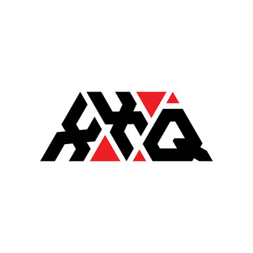 XXQ triangle letter logo design with triangle shape. XXQ triangle logo design monogram. XXQ triangle vector logo template with red color. XXQ triangular logo Simple, Elegant, and Luxurious Logo...