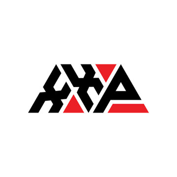 XXP triangle letter logo design with triangle shape. XXP triangle logo design monogram. XXP triangle vector logo template with red color. XXP triangular logo Simple, Elegant, and Luxurious Logo...