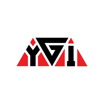 YGI triangle letter logo design with triangle shape. YGI triangle logo design monogram. YGI triangle vector logo template with red color. YGI triangular logo Simple, Elegant, and Luxurious Logo...