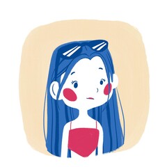 Girl with sunglasses 