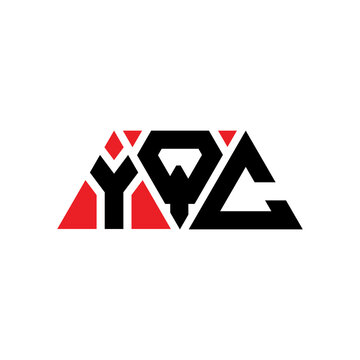 YQC triangle letter logo design with triangle shape. YQC triangle logo design monogram. YQC triangle vector logo template with red color. YQC triangular logo Simple, Elegant, and Luxurious Logo...