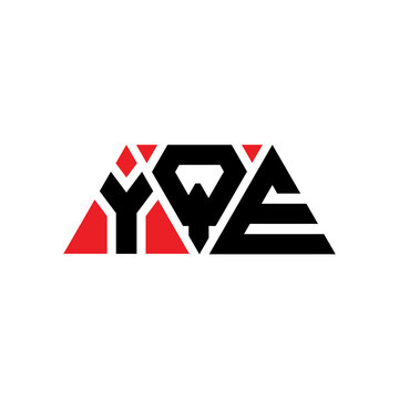YQE triangle letter logo design with triangle shape. YQE triangle logo design monogram. YQE triangle vector logo template with red color. YQE triangular logo Simple, Elegant, and Luxurious Logo...
