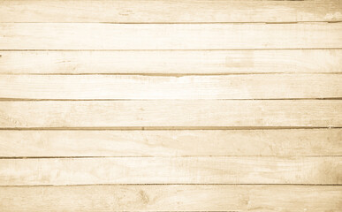 Fototapeta premium Brown wood texture wall background. Board wooden plywood light nature decoration.
