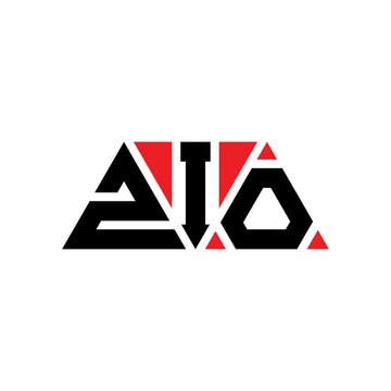 ZIO triangle letter logo design with triangle shape. ZIO triangle logo design monogram. ZIO triangle vector logo template with red color. ZIO triangular logo Simple, Elegant, and Luxurious Logo...