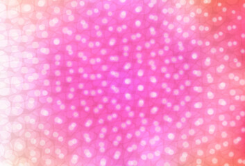 Light Pink vector backdrop with dots.