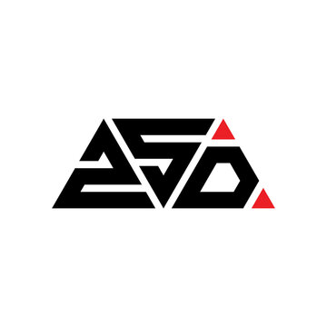 ZSD triangle letter logo design with triangle shape. ZSD triangle logo design monogram. ZSD triangle vector logo template with red color. ZSD triangular logo Simple, Elegant, and Luxurious Logo...