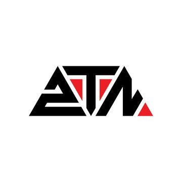 ZTN triangle letter logo design with triangle shape. ZTN triangle logo design monogram. ZTN triangle vector logo template with red color. ZTN triangular logo Simple, Elegant, and Luxurious Logo...