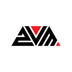 ZVM triangle letter logo design with triangle shape. ZVM triangle logo design monogram. ZVM triangle vector logo template with red color. ZVM triangular logo Simple, Elegant, and Luxurious Logo...