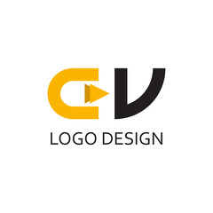 creative letter monogram for logo design template