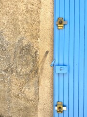 old door with a lock