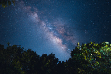 Fototapeta na wymiar Bright and Beautiful Milky Way