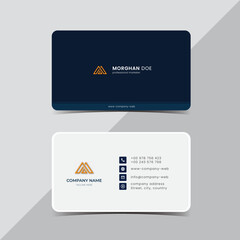 blue business card template