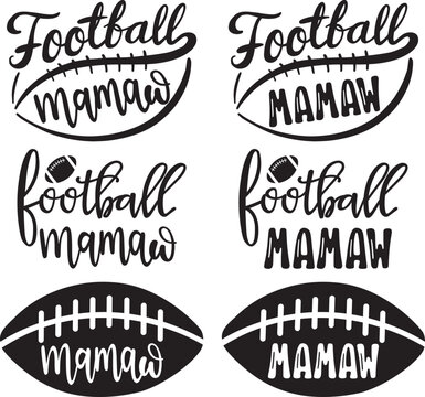 Football mamaw Vector File