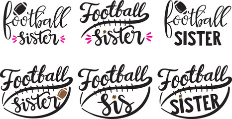 Football Sister Vector File