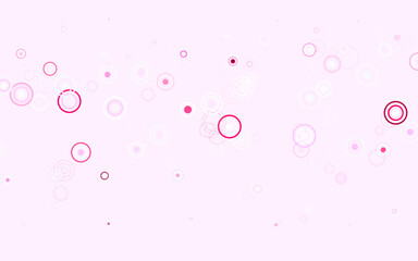 Light Blue, Red vector texture with disks.