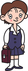 制服の女の子
