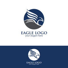 eagle logo vector template