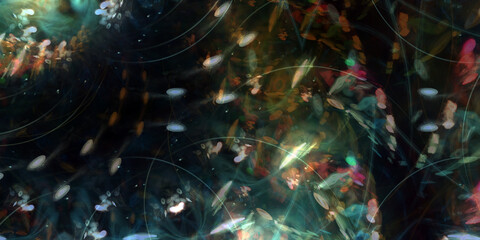 Fraktal Hintergrund Grafik für Druck und Web Layout