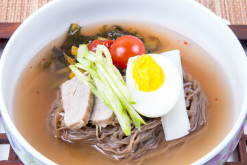 Cold Buckwheat Noodles ( Mul-naengmyeon )