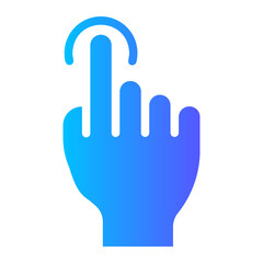 touch gradient icon