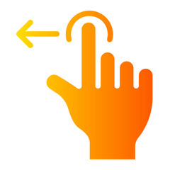 hand gradient icon